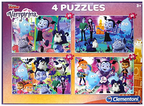 Castorland Puzzle 20 Teile - 4 Puzzles - Vampirina von Clementoni