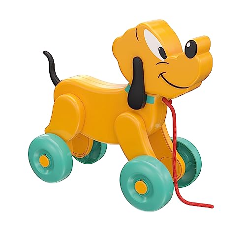 Disney Baby Nachzieh-Pluto - Nachziehspielzeug für Babys & Kleinkinder ab 10 Monaten - Nachziehtier Spielzeug mit Schnur, Lernspielzeug zur Entwicklung der Motorik, 17858 von Clementoni von Clementoni