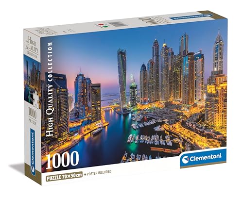 Clementoni 1000 Teile Puzzle + Poster Dubai von Clementoni