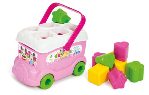 Clementoni Disney Baby Sortierbus mit Baby Minnie - Steckspiel zur Förderung der Motorik & Koordination für Kinder ab 10 Monaten, 14933 von Clementoni