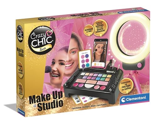 Clementoni - 16653 - Crazy Chic - Beauty Influencer - Make-up für Kinder, Spielzeug-Make-up, Make-up-Set, Make-up Set, Make-up Mädchen, Spielzeug für Kinder 8-12 Jahre Clementoni - 16653 - Crazy Chic - Beauty Influencer - Make-up für Kinder, Spielzeug-Make-up, Make-up-Set, Make-up Set, Make-up Mädchen, Spielzeug für Kinder 8-12 Jahre von Clementoni