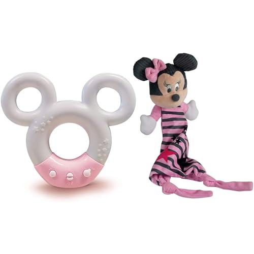 Clementoni 17396 Disney Baby Minnie Sound & Color Lamp Nachtlicht Weiß Musik 0 Monate + von Clementoni