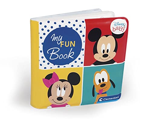 Clementoni 17720 Disney Baby – Fun Book, wasserfestes Kinderbuch mit schönen Farbeffekten, buntes Badewannenspielzeug für Kleinkinder ab 6 Monaten von Clementoni