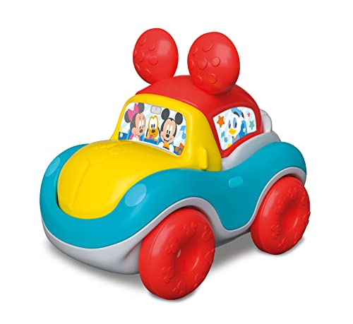 Clementoni 17722 Disney Baby – Puzzle-Auto, buntes Spielzeugauto zum Zusammenbauen, dreidimensionales Puzzle für Kleinkinder, Kinderspielzeug ab 6 Monaten, Multi-Coloured, Medio von Clementoni