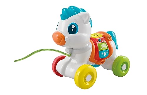 Clementoni - Baby Pony Immer mit Mir ziehen interaktiv, Tier zum Ziehen, Spiel für Motorik, erste Schritte, Lernen, Kinder 6 Monate-Made in Italy, italienische Farbe, 17776 Clementoni - Baby Pony Immer mit Mir ziehen interaktiv, Tier zum Ziehen, Spiel für Motorik, erste Schritte, Lernen, Kinder 6 Monate-Made in Italy, italienische Farbe, 17776 von Clementoni