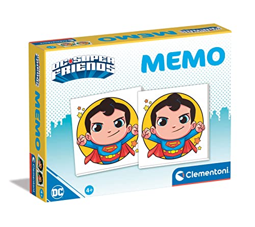 Clementoni - 18125 - Memo Kompakt - DC Comics - Memo-Spiel, 48 Kartenpaare, Kartenspiel Kinder, Lernspielzeug Ab 4 Jahre, Hergestellt in Italien von Clementoni