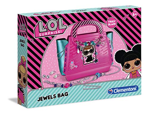 Clementoni 18546 L.O.L Surprise – Zauberhafte Handtasche mit Schmuck, Tasche zum Selbstmachen & Dekorieren, funkelnde Accessoires, Kreativspielzeug für Kinder ab 6 Jahren von L.O.L. Surprise!