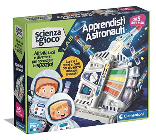 Clementoni 19325 Wissenschaft und Spiel Lab – Lehrer Astronaut – Wissenschaftsspiel 5 Jahre, Weltraumspiel, Labor für Kinder – Made in Italy, Italienisch von Clementoni