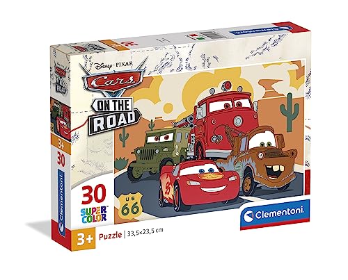 Clementoni - 20274 - Supercolor Puzzle Disney Cars - 30 Teile Ab 3 Jahren, buntes Kinderpuzzle mit besonderer Leuchtkraft & Farbintensität, Geschicklichkeitsspiel für Kinder, Estándar Clementoni - 20274 - Supercolor Puzzle Disney Cars - 30 Teile Ab 3 Jahren, buntes Kinderpuzzle mit besonderer Leuchtkraft & Farbintensität, Geschicklichkeitsspiel für Kinder, Estándar von Clementoni