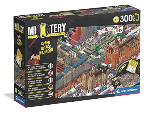 Clementoni - 21711 - Mystery Puzzle Hacking Attack In London - Puzzle Mit 300 Teile - Puzzle Für Kinder Ab 8 Jahren, Made In Italy von Clementoni