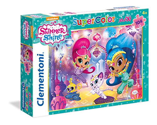 Clementoni 23705 "Shimmer und Shine - Maxi Puzzle, 104 Teile von Clementoni