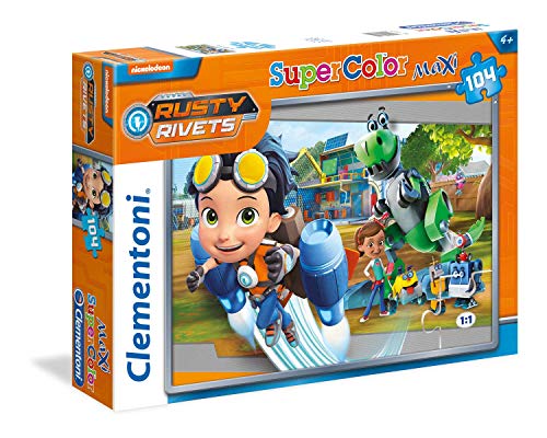 Clementoni 23721 – Rusty Rivets Maxi Puzzle, 104 Stück von Clementoni