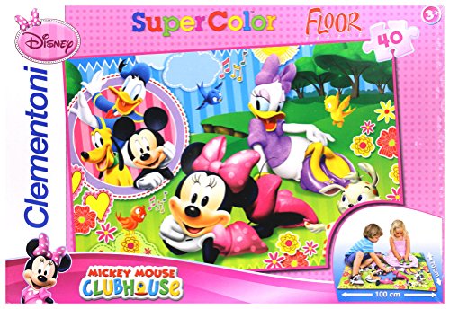 Clementoni 25439.2 - Minnie's Freunde, Puzzle, Floor, 40 teile von Clementoni