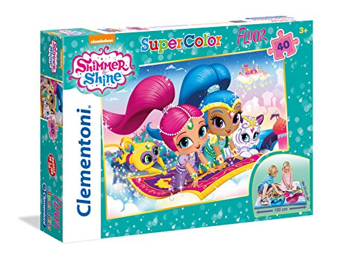 Clementoni 25451 "Shimmer und Shine Bodenpuzzle, 40 Teile von Clementoni