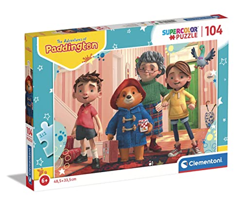 Clementoni - 25730 - Supercolor Puzzle Paddington - Puzzle Mit 104 Teile - Puzzle Für Kinder Ab 6 Jahren, Made In Italy von Clementoni