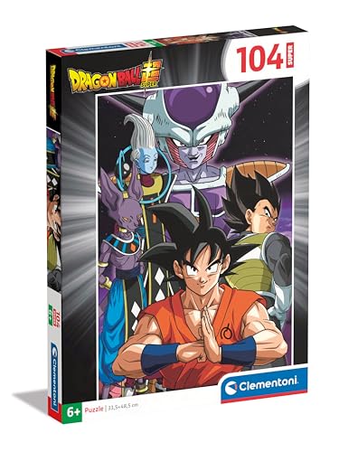 Clementoni Supercolor Dragonball Kinder Puzzle 104 Teile - Dragonball Puzzle 37,9 x 26,9 cm für Kinder ab 6 Jahre - Geschicklichkeitsspiel von Clementoni 25774 von Clementoni