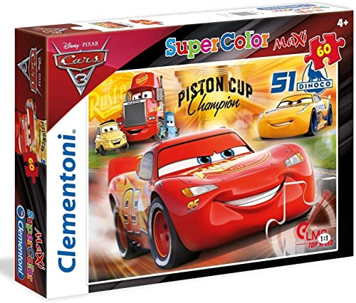 Clementoni 26424 "Cars 3 - Maxi Puzzle, 60 Teile von Clementoni