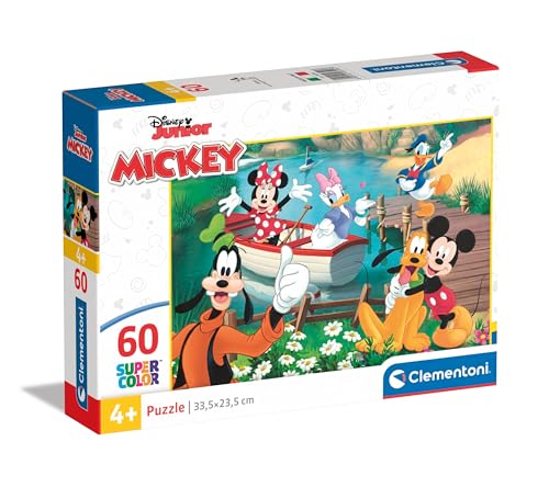 Clementoni 26594 Disney Classics, 60 Teile, ab 4 Jahre, Puzzle für Kinder, Hergestellt in Italien-26594, Multicolor, 33,5 x 23,5 cm von Clementoni