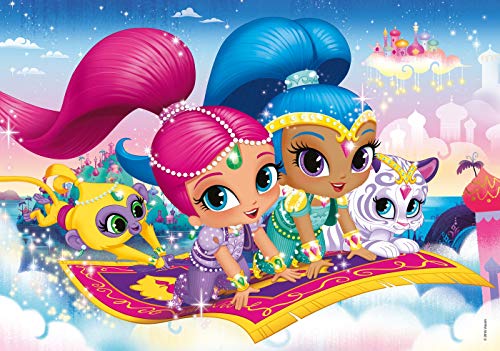 Clementoni 27991 "Shimmer und Shine - Glitter Puzzle, 104 Teile von Clementoni