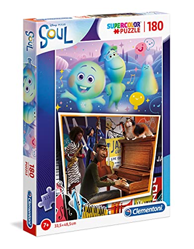 Clementoni 29771 Supercolor Soul – Puzzle 180 Teile ab 7 Jahren, buntes Kinderpuzzle mit besonderer Leuchtkraft & Farbintensität, Geschicklichkeitsspiel für Kinder von Clementoni