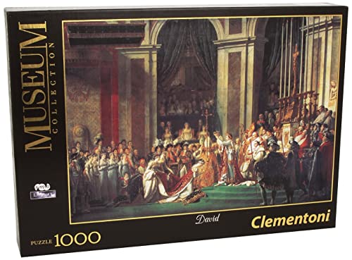 Clementoni 31416 David – Die Krönung Napoleons – Puzzle 1000 Teile, Museum Collection, buntes Geschicklichkeitsspiel für die ganze Familie, Erwachsenenpuzzle ab 14 Jahren von Clementoni