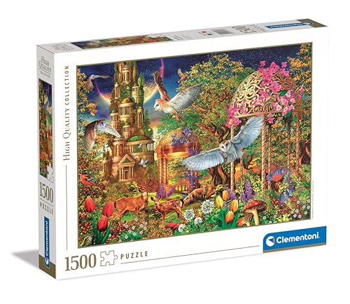 Clementoni Woodland Fantasy Garden Puzzle 1500 Teile Erwachsene - Puzzle Erwachsene in 59,2 x 84,3 cm - Puzzle Erwachsene anspruchsvoll von Clementoni 31707 von Clementoni