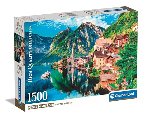 Clementoni Hallstatt Puzzle 1500 Teile Erwachsene - Puzzle Erwachsene in 59,2 x 84,3 cm - Puzzle Erwachsene anspruchsvoll von Clementoni 31714 von Clementoni