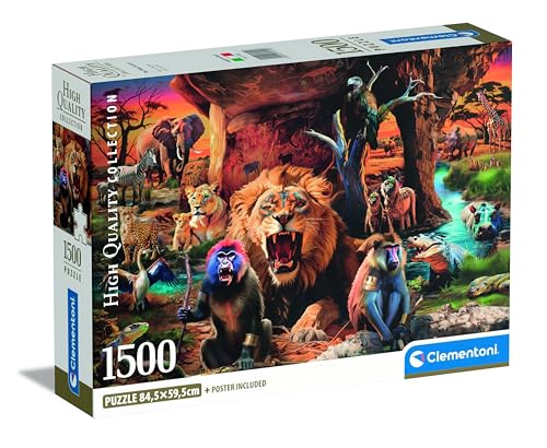 Clementoni The Tribal Society Puzzle - Puzzle 1500 Teile Erwachsene - Puzzle Erwachsene in 59,2 x 84,3 cm - Puzzle Erwachsene anspruchsvoll von Clementoni 31722 von Clementoni