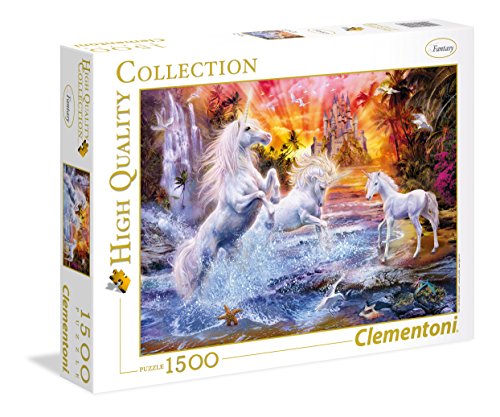 Clementoni 31805 Wilde Einhörner – Puzzle 1500 Teile, Geschicklichkeitsspiel für die ganze Familie, Erwachsenenpuzzle ab 14 Jahren von Clementoni