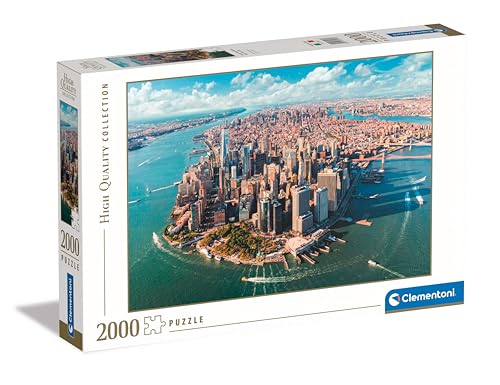 Clementoni New York City Puzzle 2000 Teile Erwachsene - New York Puzzle Erwachsene in 70 x 50 cm - Puzzle Erwachsene anspruchsvoll von Clementoni 32080 von Clementoni