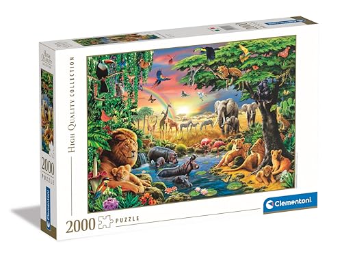 Clementoni The African Gathering Puzzle 2000 Teile Erwachsene - African Puzzle Erwachsene in 70 x 50 cm - Puzzle Erwachsene anspruchsvoll von Clementoni 32081 von Clementoni