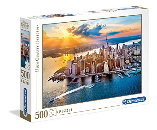 Clementoni 35038 New York – Puzzle 500 Teile ab 9 Jahren, buntes Erwachsenenpuzzle mit kräftigen Farben, Geschicklichkeitsspiel für die ganze Familie, schöne Geschenkidee, Multicolor, 6 von Clementoni