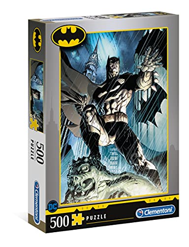 Clementoni 35088 Batman – Puzzle 500 Teile, buntes Geschicklichkeitsspiel für die ganze Familie, Erwachsenenpuzzle ab 9 Jahren von Clementoni