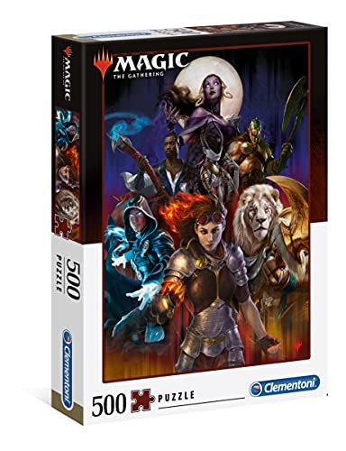 Clementoni 35089 Magic the Gathering – Puzzle 500 Teile ab 9 Jahren, buntes Erwachsenenpuzzle mit kräftigen Farben, Geschicklichkeitsspiel für die ganze Familie, schöne Geschenkidee von Clementoni