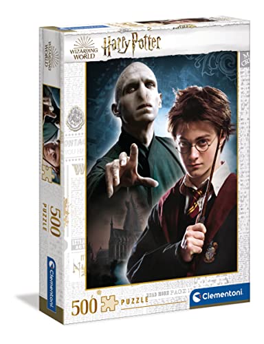 Clementoni 35103 Harry Potter – Puzzle 500 Teile ab 9 Jahren, buntes Erwachsenenpuzzle mit kräftigen Farben, Geschicklichkeitsspiel für die ganze Familie, schöne Geschenkidee von Clementoni