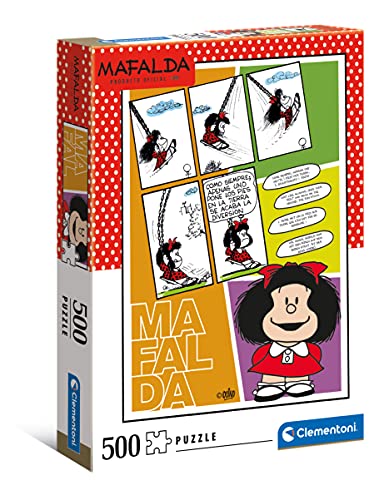 Clementoni - 35105 - Puzzle Mafalda - 500 Teile Für Erwachsene Und Kinder Ab 10 Jahre, Geschicklichkeitsspiel Für Die Ganze Familie von Clementoni