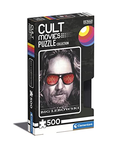 Clementoni - 35113 - Cult Movies The Big Lebowsky - puzzle 500 Teile ab 14 Jahren, Erwachsenenpuzzle mit Wimmelbild, Geschicklichkeitsspiel für die ganze Familie von Clementoni