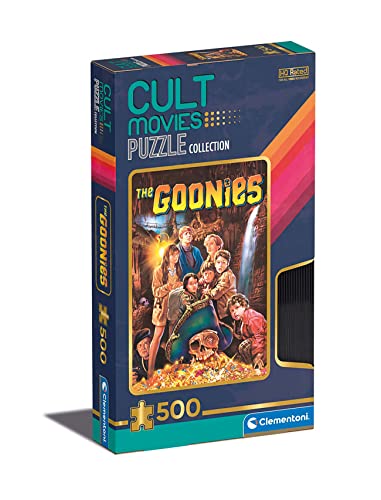 Clementoni - 35115 - Cult Movies The Goonies - Puzzle 500 Teile ab 14 Jahren, Erwachsenenpuzzle mit Wimmelbild, Geschicklichkeitsspiel für die ganze Familie von Clementoni