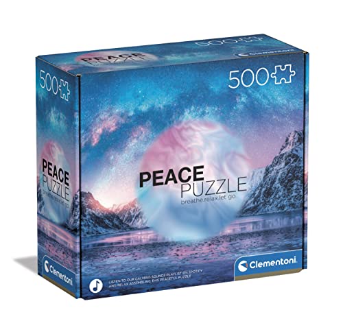 Clementoni 35116 500pzs Does not Apply Italien Peace Light Blue-Puzzle 500 Teile ab 14 Jahren, Erwachsenenpuzzle mit Wimmelbild, Geschicklichkeitsspiel für die ganze Familie, Mehrfarbig, Medium von Clementoni