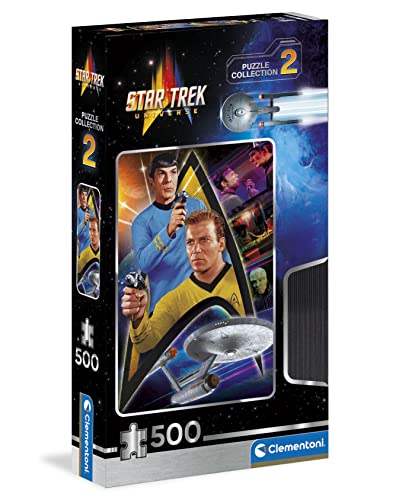 Clementoni - 35141 - Puzzle Star Trek, Puzzle 500 Teile Für Erwachsene Und Kinder 14 Jahren, Geschicklichkeitsspiel Für Die Ganze Familie von Clementoni