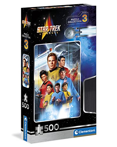 Clementoni - 35142 - Puzzle Star Trek, Puzzle 500 Teile Für Erwachsene Und Kinder 14 Jahren, Geschicklichkeitsspiel Für Die Ganze Familie von Clementoni