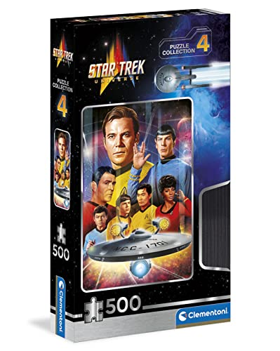 Clementoni - 35143 - Puzzle Star Trek, Puzzle 500 Teile Für Erwachsene Und Kinder 14 Jahren, Geschicklichkeitsspiel Für Die Ganze Familie von Clementoni