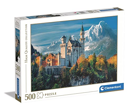 Clementoni - 35146 Collection - Neuschwanstein Castle, Puzzle 500 Teile Für Erwachsene Und Kinder 14 Jahren, Geschicklichkeitsspiel Für Die Ganze Familie von Clementoni