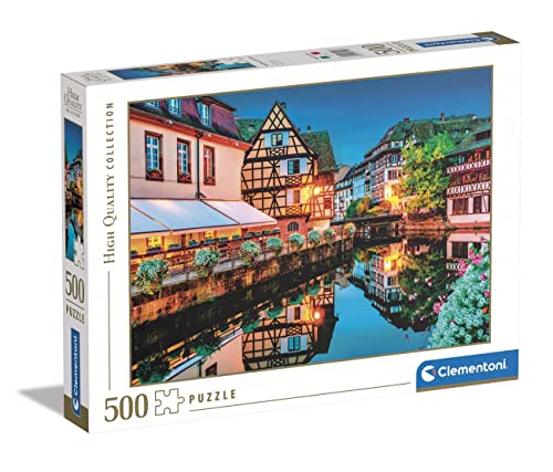 Clementoni - 35147 Collection - Strasbourg Old Town, Puzzle 500 Teile Für Erwachsene Und Kinder 14 Jahren, Geschicklichkeitsspiel Für Die Ganze Familie von Clementoni