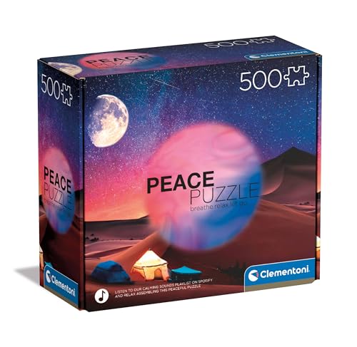 Clementoni 35527 Starry Night Dream, 500 Teile, Peace Puzzle, für Erwachsene, Hergestellt in Italien, Multicolor-35527, Multicolor von Clementoni