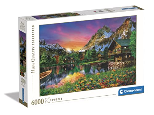 Clementoni 36531 Collection-Alpine Lake, Puzzle 6000 Teile Für Erwachsene Und Kinder 10 Jahren, Geschicklichkeitsspiel Für Die Ganze Familie von Clementoni