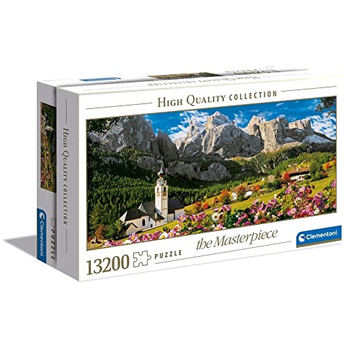 Clementoni 38007 Sellagruppe Dolomiten – Puzzle 13200 Teile, Geschicklichkeitsspiel für die ganze Familie, Erwachsenenpuzzle ab 14 Jahren von Clementoni