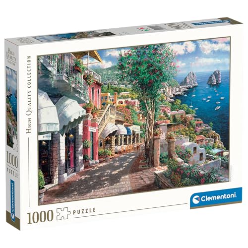 Clementoni 39257 Capri – Puzzle 1000 Teile, Geschicklichkeitsspiel für die ganze Familie, farbenfrohes Legespiel, Erwachsenenpuzzle ab 9 Jahren, 8" von Clementoni