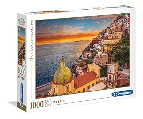 Clementoni 39451 Positano – Puzzle 1000 Teile, Geschicklichkeitsspiel für die ganze Familie, buntes Legespiel, Erwachsenenpuzzle ab 14 Jahren von Clementoni