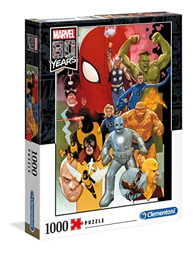 Clementoni - 39534 - Puzzle 1.000 Teile - Marvel 80 Years von Clementoni